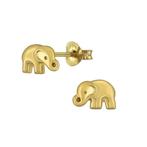Boucles d'oreilles éléphant pour enfants en argent plaqué or, Bijoux, Sacs & Beauté, Enlèvement ou Envoi, Boucles d'oreilles, Neuf