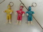 3 porte-clés BIOMAN - Vintage 1987, Comme neuf, Peluche ou Figurine, Enlèvement