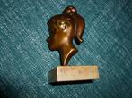 Bronze oude miniatuurbuste, Antiek en Kunst, Ophalen of Verzenden