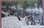 BRUXELLES : TRÈS ancienne carte postale en couleur 1906 Vieu, Collections, Affranchie, Bruxelles (Capitale), Enlèvement ou Envoi