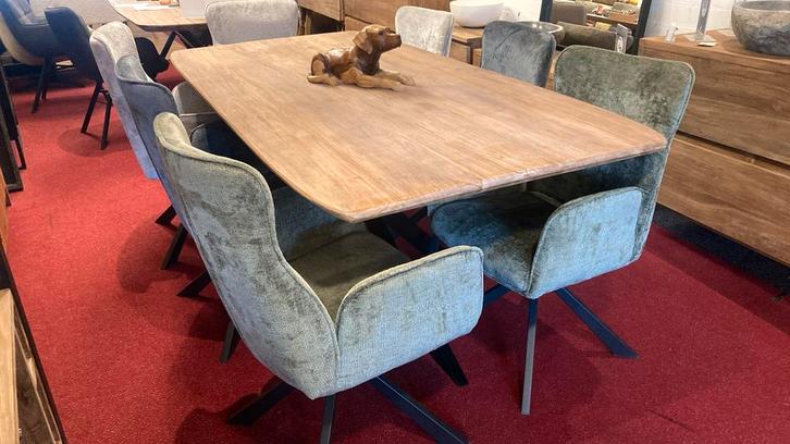 Teak tafels , direct leverbaar!!, Huis en Inrichting, Tafels | Sidetables, Ovaal, Ophalen of Verzenden