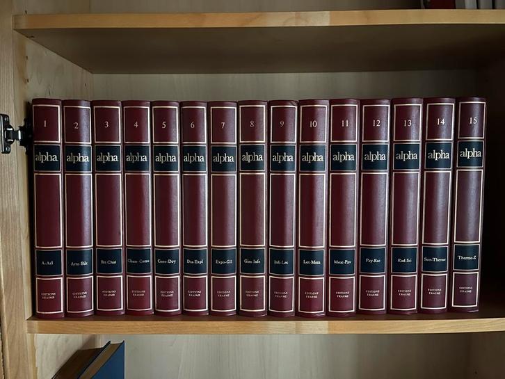 Encyclopédie Alpha 15 volumes comme neuf livres, Livres, Encyclopédies, Comme neuf, Enlèvement