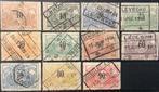 LOTVERKOOP 272. 11 spoorwegzegels, Ophalen of Verzenden, Gestempeld, Gestempeld