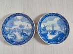 2 Delft Boch Delfts borden diameter 29 cm, Antiek en Kunst, Ophalen of Verzenden