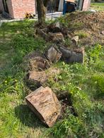 Sections de chêne à donner, Tuin en Terras, Brandhout, Ophalen, Eikenhout