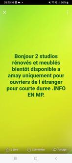 2 Studios a louer AMAY., 35 tot 50 m², Luik (stad)