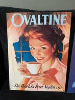 Blikken borden Ovaltine, Verzamelen, Ophalen of Verzenden, Zo goed als nieuw