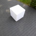 Poef LED kubus 40 X 40 X 40 cm, NIEUW, Huis en Inrichting, Ophalen, Nieuw, Vierkant