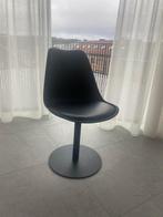 6X Ellie eetkamerstoel in kunststof/lederlook Black Juntoo, Vijf, Zes of meer stoelen, Modern, Leer, Zo goed als nieuw