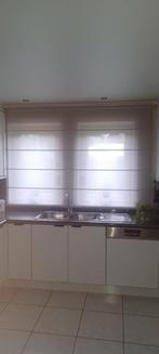 Vouwgordijn licht grijs inclusief ophangsysteem. B162 H231, Huis en Inrichting, Ophalen, Zo goed als nieuw, Grijs