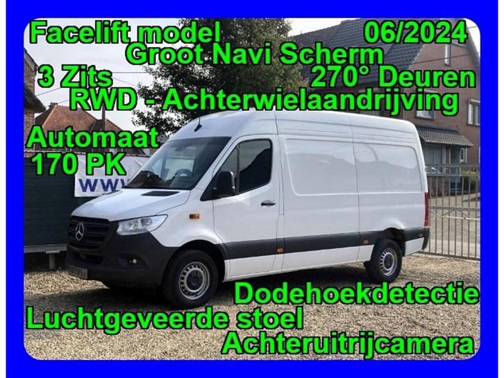Mercedes-Benz Sprinter 317 CDI 34.545€+BTW Facelift / L2H2, Auto's, Mercedes-Benz, Bedrijf, Sprinter Combi, ABS, Airbags, Airconditioning