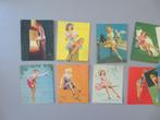 lot de 25 cartes à épingler vintage Gil Elvgren Litho USA, Collections, Comme neuf, Autres types, Enlèvement ou Envoi