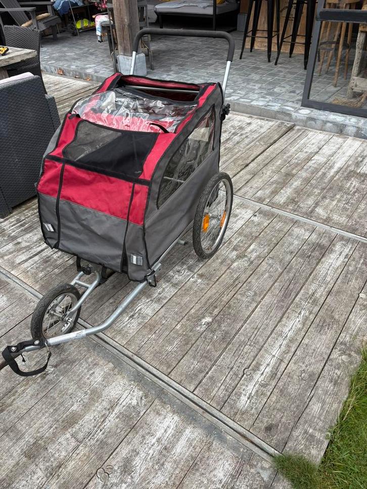 Bike trailer xl /pousette, Fietsen en Brommers, Fietsaccessoires | Aanhangwagens en Karren, Zo goed als nieuw, Ophalen