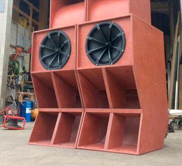 Custom Void scoops. Incl drivers, Audio, Tv en Foto, Luidsprekerboxen, Ophalen of Verzenden, Zo goed als nieuw, 120 watt of meer
