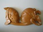 Houten wanddecoratie - sculptuur - glad en soepel hout, Antiek en Kunst, Kunst | Beelden en Houtsnijwerken, Ophalen of Verzenden