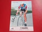 wielerkaart 1975 team magniflex glauco santoni signe, Comme neuf, Envoi