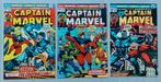 Captain Marvel 30 31 33 Comics 1974 Thanos Origin Drax Cameo, Gelezen, Amerika, Jim Starlin, Ophalen of Verzenden