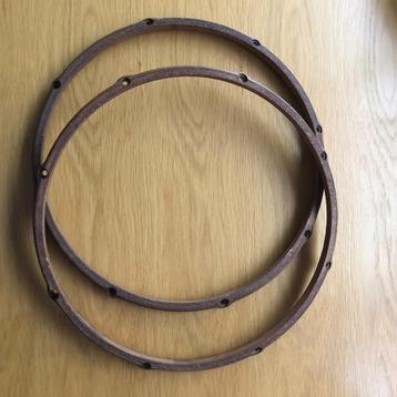 Drum Hoops Die cast en wood hoops, Musique & Instruments, Batteries & Percussions, Enlèvement ou Envoi, Comme neuf, Pearl