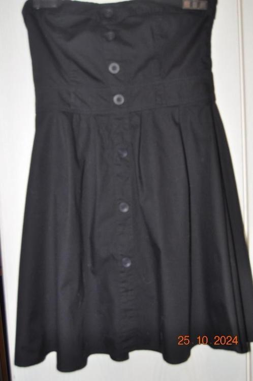 Robe bustier  noire, Kleding | Dames, Jurken, Zo goed als nieuw, Maat 38/40 (M), Zwart, Boven de knie, Ophalen of Verzenden