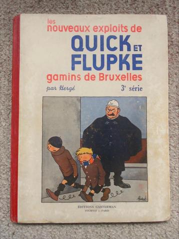 Quick et Flupke Gamins de Bruxelles - A18 -réimpression 1942 beschikbaar voor biedingen