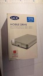 LaCie 5TB External HDD – Space Grey, USB-C Mac and PC, Computers en Software, Harde schijven, Ophalen, HDD, Lacie, Zo goed als nieuw