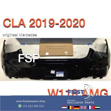 W118 CLA 35 AMG achter bumper Mercedes origineel PDC zwart beschikbaar voor biedingen