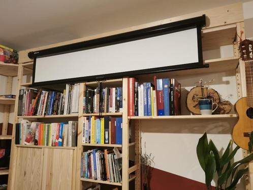 72 inch projectiescherm UpLiving, Audio, Tv en Foto, Projectieschermen, Nieuw, Handmatig, Ophalen