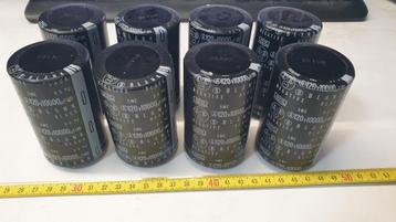 jw1361: 8 stuks electrolytische condensatoren 120V 10.000µF  beschikbaar voor biedingen