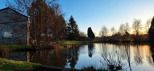 Gîte avec étang, Vacances, Maisons de vacances | Belgique, Hainaut ou Namur, Maison de campagne ou Villa, Autres, Lac ou rivière