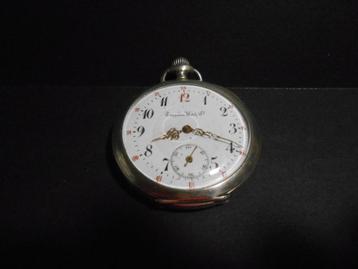 TAVANNES zakhorloge, nieuwstaat, zilver 0800 beschikbaar voor biedingen