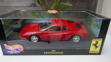Hotwheels 1/18 Ferrari Testarossa met OVP beschikbaar voor biedingen