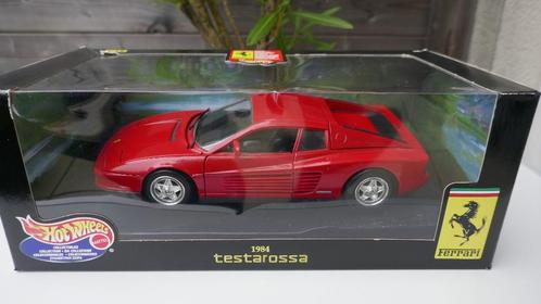 Hotwheels 1/18 Ferrari Testarossa met OVP, Hobby en Vrije tijd, Modelauto's | 1:18, Zo goed als nieuw, Auto, Hot Wheels, Ophalen of Verzenden