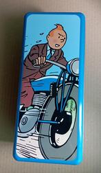 Tintin moto boîte Delacre en superbe état de conservation., Overige merken, Koek(jes), Ophalen of Verzenden, Zo goed als nieuw