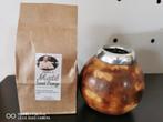kalebas + maté thee, Maison & Meubles, Cuisine | Vaisselle, Enlèvement ou Envoi, Comme neuf, Autres types, Autres matériaux