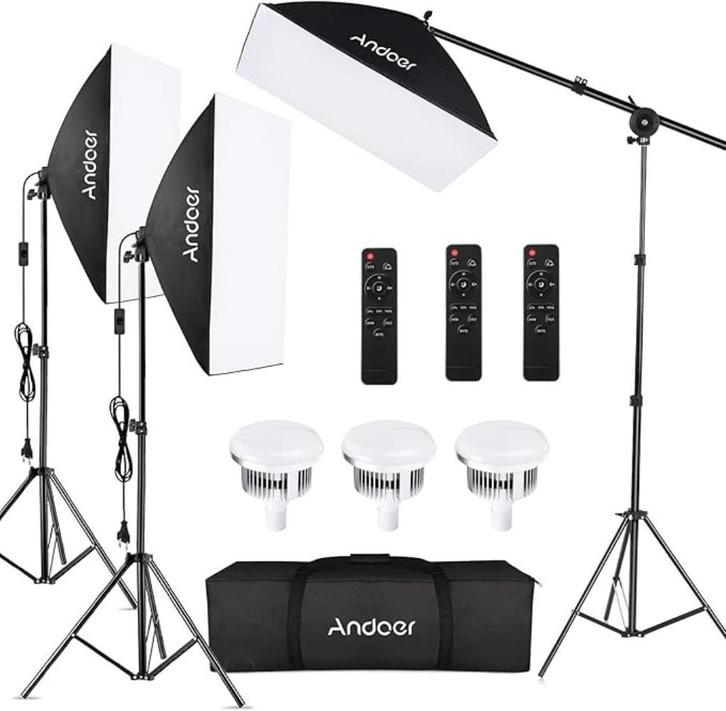 nieuwe set studio softboxen, Audio, Tv en Foto, Fotografie | Fotostudio en Toebehoren, Nieuw, Ophalen of Verzenden