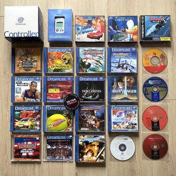 Jeux Sega Dreamcast + Mega CD + Accessoires