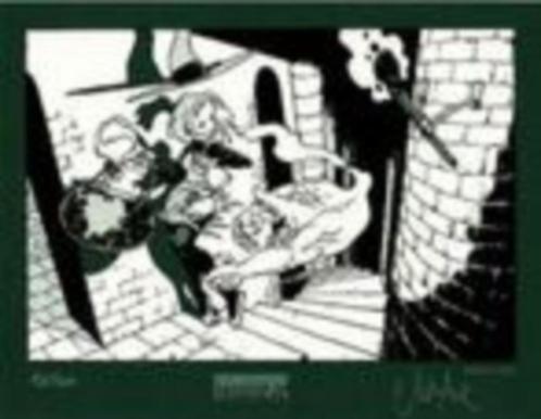 melusine et le fantome dupuis ex libris numerotte 27/300, Verzamelen, Stripfiguren, Zo goed als nieuw, Plaatje, Poster of Sticker