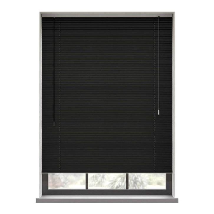 Aluminium jaloezie 25mm Zwart, Huis en Inrichting, Stoffering | Gordijnen en Lamellen, Nieuw, 100 tot 150 cm, 100 tot 150 cm, Zwart