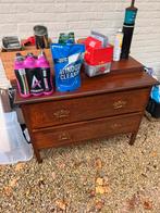 Bruin kastje met 2 schuiven gratis op te halen, Ophalen, Zo goed als nieuw