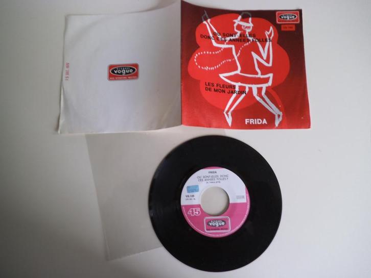 7" Frida Ou sont-elles donc ces annees folles, Cd's en Dvd's, Vinyl Singles, Gebruikt, Single, 7 inch, Ophalen of Verzenden