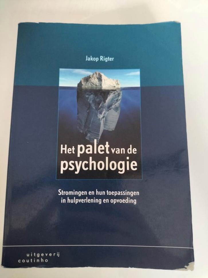 Jakop Rigter - Het palet van de psychologie, Livres, Psychologie, Psychologie cognitive, Enlèvement ou Envoi