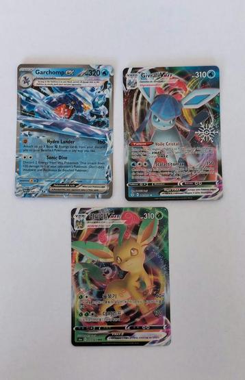 3 cartes Pokémon à vendre., Enlèvement ou Envoi, Neuf, Plusieurs cartes, Foil