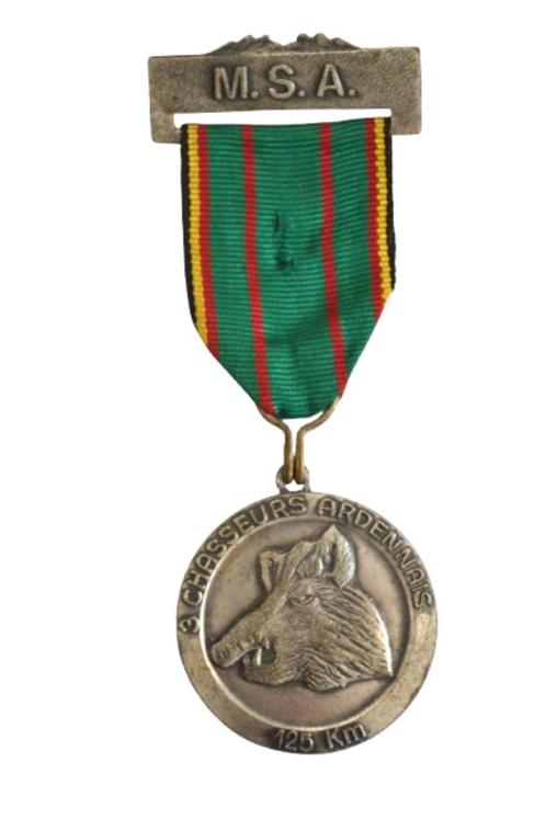 Médaille de la Marche du Souvenir chasseurs ardennais MSA, Collections, Objets militaires | Général, Enlèvement