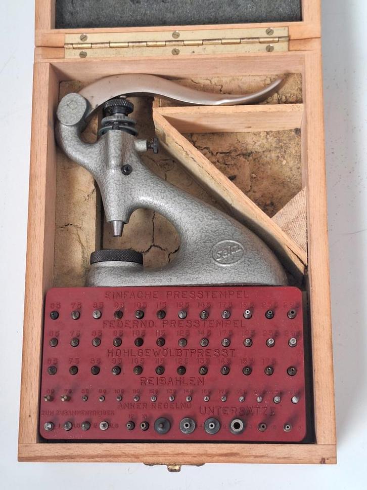 Presse à pierre Bergeon 30300 Seitz 4 MM, Bricolage & Construction, Outillage | Pièces de machine & Accessoires, Comme neuf, Enlèvement ou Envoi