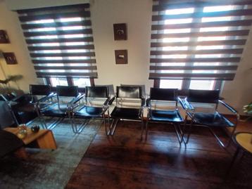 6 x Marcel Breuer / Matteo Grassi buisframe stoelen beschikbaar voor biedingen