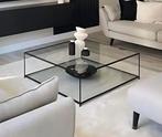 Table basse carrée en verre flambant neuve, Maison & Meubles, Tables | Tables de salon, Neuf, 100 à 150 cm, Moins de 50 cm, Enlèvement