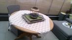 Ronde houten tafel, Ophalen, Gebruikt, 100 tot 150 cm, Rond