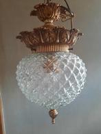 Hollywood regency gilded pineapple lantern lamp, Ophalen of Verzenden