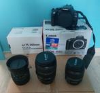 Lot Reflex + objectifs + accessoires CANON, Audio, Tv en Foto, Spiegelreflex, Canon, Gebruikt, 8 Megapixel