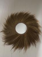 Grand miroir mural boho Ø100 cm - comme neuf, Rond, Comme neuf, Enlèvement, 100 à 150 cm